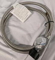 New 6ft Braided Hose Propane Regulator