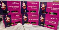 6 Vintage Noma 15 Light Indoor Sets. Unable to Test. Some bulbs missing from sets. Some bulbs have cracks
