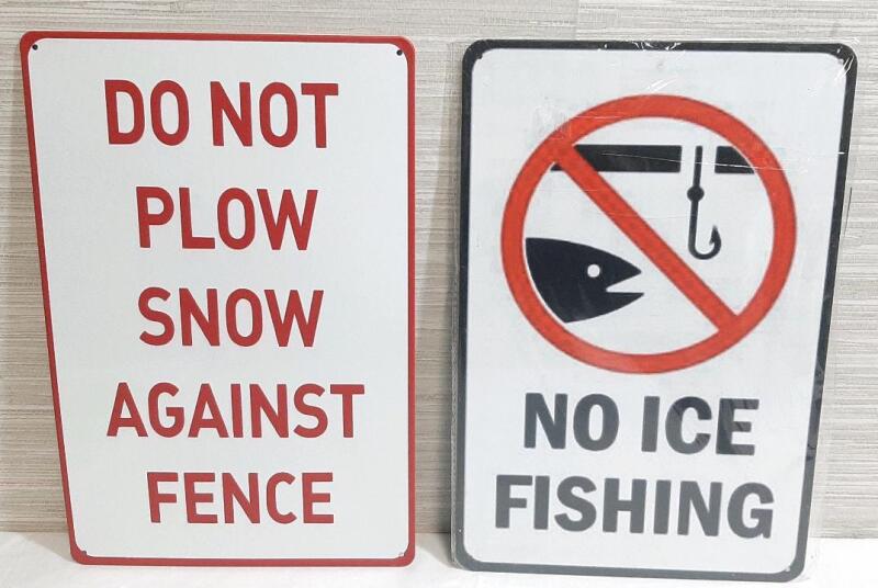 2.New Warning Metal Signs