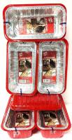12 New Holiday Loaf Pans, 6 Packs : 2 Foil Pans & 2 Lids Per Pack, 8.7" &times; 4.53" &times; 2.28"