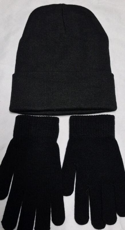 New Adult Toque & Thin Gloves