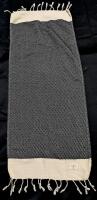 100% Smyrna Turkish Cotton Hand Towel, 16" &times; 26" Long Excl Tassels