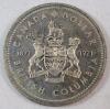 1971 (1871-) Canadian Silver British Columbia One Dollar Coin in Case . - 2