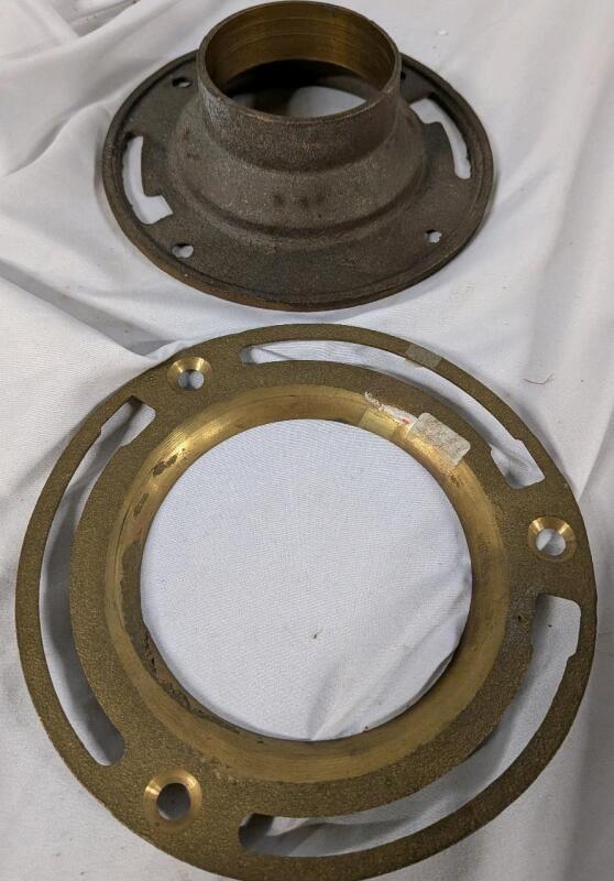 New Toilet Flange. 7" Across.