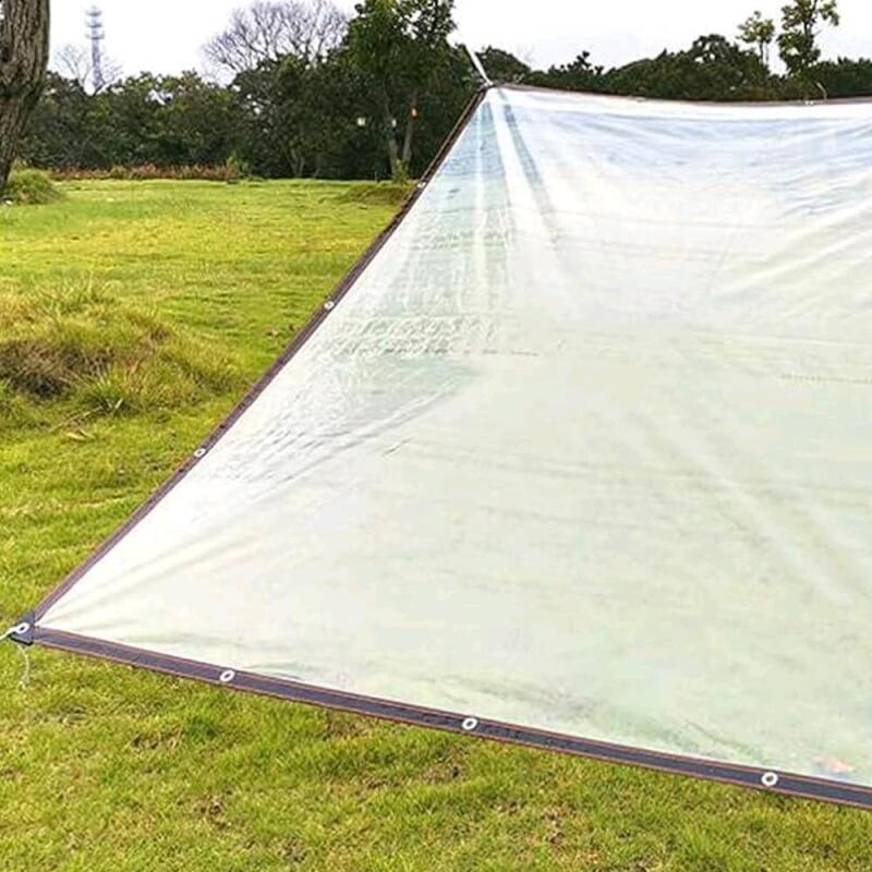 New 16.4ft x 6.56ft Clear Plastic Tarp