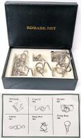 New 6-Piece Metal Brain-Teaser Puzzles in RDBase.Net Gift Box