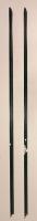 2 Metal Garden Fence T-Bar Posts, 6-ft Long