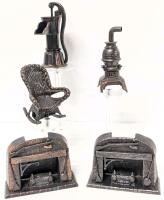 5 Vintage Pencil Sharpener Miniatures, Up To 3.5" Tall