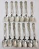 Antique World War One 1881 Rogers A1 &ldquo; King , Generals & Admirals &rdquo; Commemorative Soup Spoons . 13 Spoons . Cannot Confirm if Complete Set or Not .