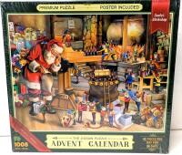 New 1008-Piece Jigsaw Puzzle Advent Calendar, 17.5" &times; 19.7"