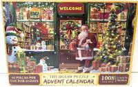 New 1008-Piece Jigsaw Puzzle Advent Calendar, 27.5" &times; 19.7"