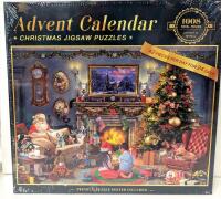 New 1008-Piece Jigsaw Puzzle Advent Calendar, 27.5" &times; 19.7"