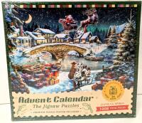 New 1008-Piece Jigsaw Puzzle Advent Calendar, 27.5" &times; 19.7"