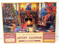 New 1008-Piece Jigsaw Puzzle Advent Calendar With Poster, 19.7" &times; 27.5"