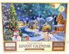 New 1008-Piece Jigsaw Puzzle Advent Calendar With Poster, 25.7" &times; 19.7"