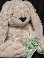 New Baby Lot - Super Soft Bunny Plush and Teething Accessories
