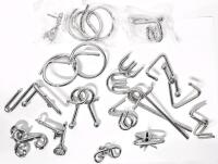 15 New Metal Brain-Teaser Puzzles - Great Stocking Stuffers!