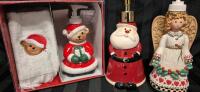 Christmas Bathroom Decor- Hand Soap Pumps 8" Tall