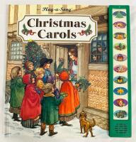 As-New Play-a-Song Christmas Carols Picture Book, Plays Music