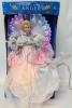 Stunning 14" Tall Fiber Optic Angel Tree Topper / Table-Top Display With Continuously Changing Lights