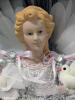 Stunning 14" Tall Fiber Optic Angel Tree Topper / Table-Top Display With Continuously Changing Lights - 3