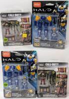 4 New Mega Construx HALO / Call of Duty Collector Construction Sets