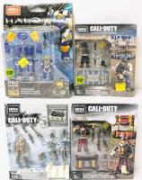 4 New Mega Construx HALO / Call of Duty Collector Construction Sets