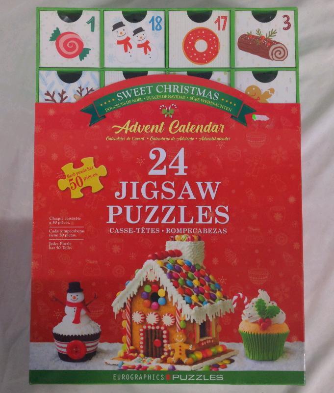 New Sweet Christmas Advent Calendar 24 Jigsaw Puzzle