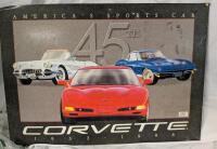 Corvette Metal Sign. 16" by 11.5"