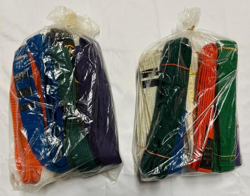20+ Martial Arts Belts, Various Colours/Stripes