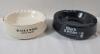 Vintage Wade PDM England Black & White Scotch Whisky Ashtray's . No chips or cracks
