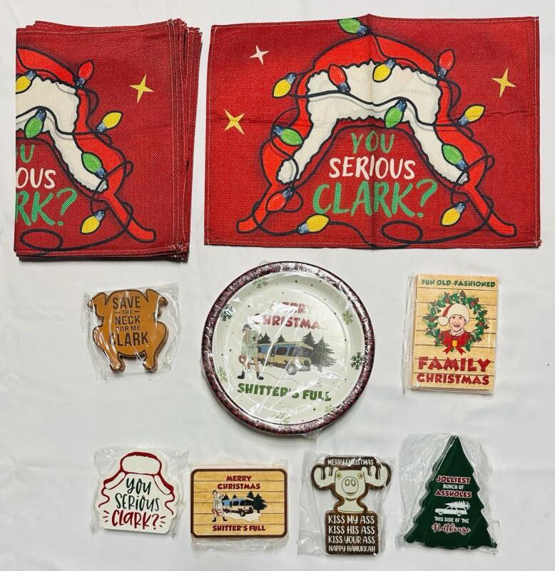 New National Lampoon Christmas Decorations/Place Settings, Includes 8 Placemats