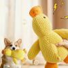 New Durable Plush Squeaker Duck Dog Chew Toy Soft Chew-Resistant Stuffed Duck for Puppies & Adult Dogs, Safe approximately 9.75&rsquo;&rsquo; stock photos added - 6