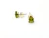 10KT Yellow Gold Natural Peridot (1.53ct) Earrings, Retail $400.00. Peridot is the birthstone for August. - 3