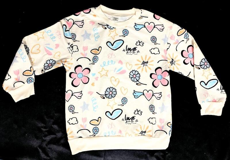 New Size 7Y Kids Long Sleeve Top