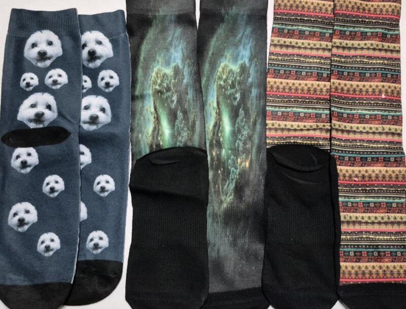 3 New Pair Adult Fun Socks