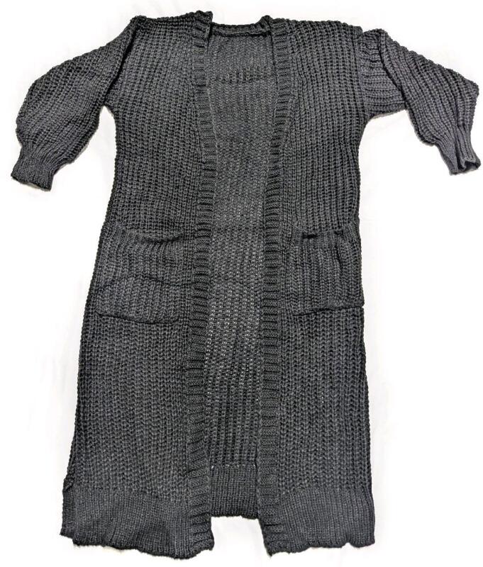 New SM-XL Women's Loose Knit Long Open Cardigan (Very Soft!)