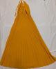 New Size Small Tie Neck Backless Pleated Dress. - 2