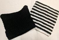 2 New Touques. Largest Measures 9" Peak to Rim.