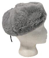 New O/S Faux Fur Winter Cap With Drawstring
