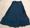 New Size Medium Pleated Skirt. 31" Long.