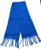New Super Vibrant Soft Blue Winter Scarf, 14" &times; 84"
