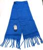 New Super Vibrant Soft Blue Winter Scarf, 14" &times; 84" - 2