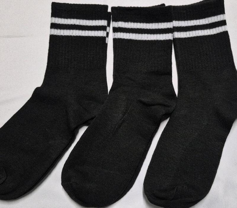 3 New pair sz 36-39 Adult Crew Socks