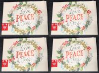 4 New Indoor/Outdoor Door Mats, Water-Absorbent Textile Surface, Vibrant Fade-Resistant Print, 18"&times; 24" Each