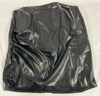 New Women&rsquo;s Medium Pleather Skirt with Slight Ruching on Side