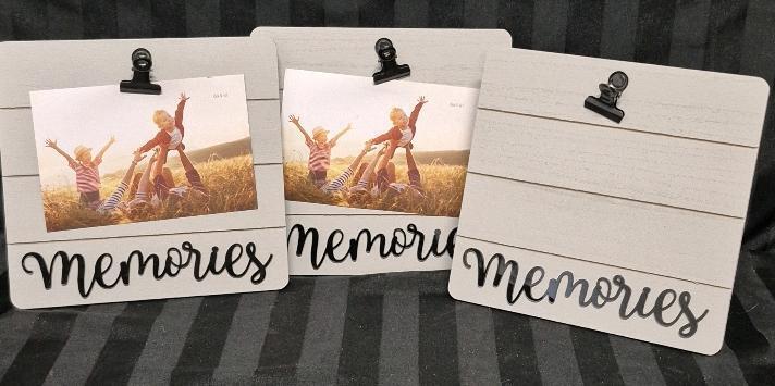 3 New Memories Picture Frames 8 by 7.5"