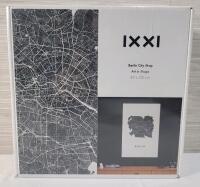 New - IXXI "Art in Maps" Berlin City Map Puzzle Wall Decor . Measures 47"&times;31.5" when Assembled . Sealed