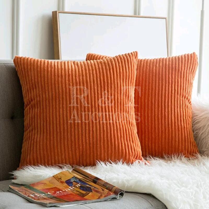 New MIULEE Pack of 2 Fall Corduroy Throw Pillow Covers