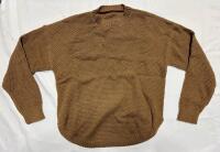 New Women&rsquo;s XL Knit Textured Pullover Sweater with Curved Hem